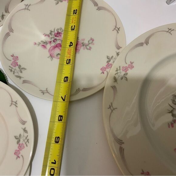 Castleton China U.S.A Belrose 6.25" Bread And Butter Plates Set Of 3 - Picture 9 of 10
